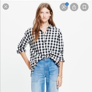 MADEWELL | Oversized Flannel Boyshirt